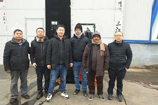 孟加拉客戶來我廠區考察